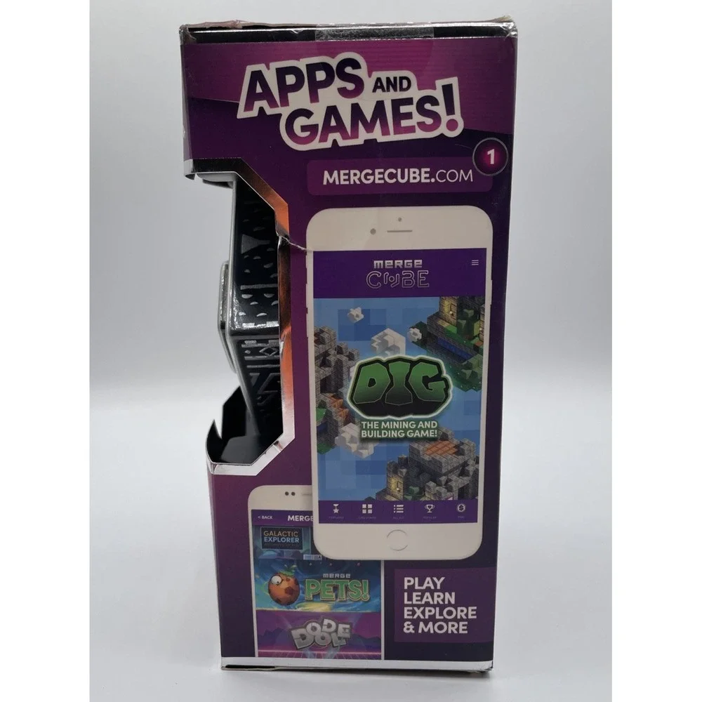 New Merge Cube Hold Holograms in Your Hand Virtual Game Toy for IOS Android